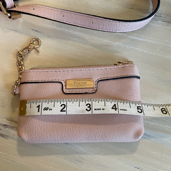 Dune London dusty rose color purse with removable Crossbody strap - Picture 7 of 14